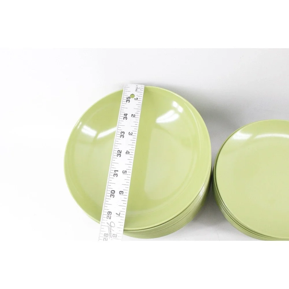 Vintage MCM‎ Oneida Melamine 70s Avocado Ivy Green Lot Of 42